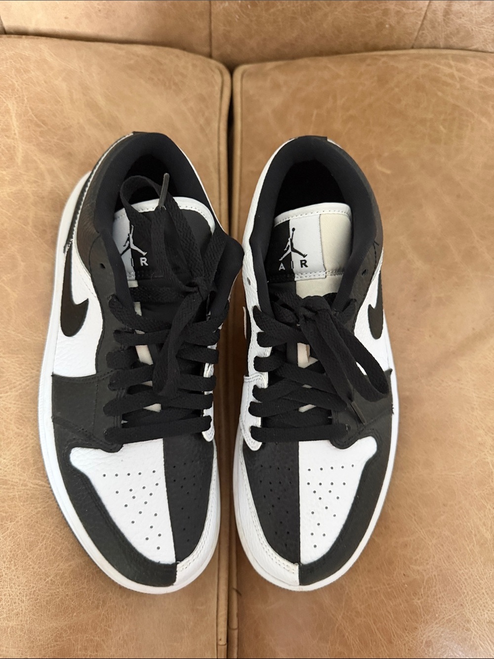Nike Black and White Low-Top Athletic Sneakers